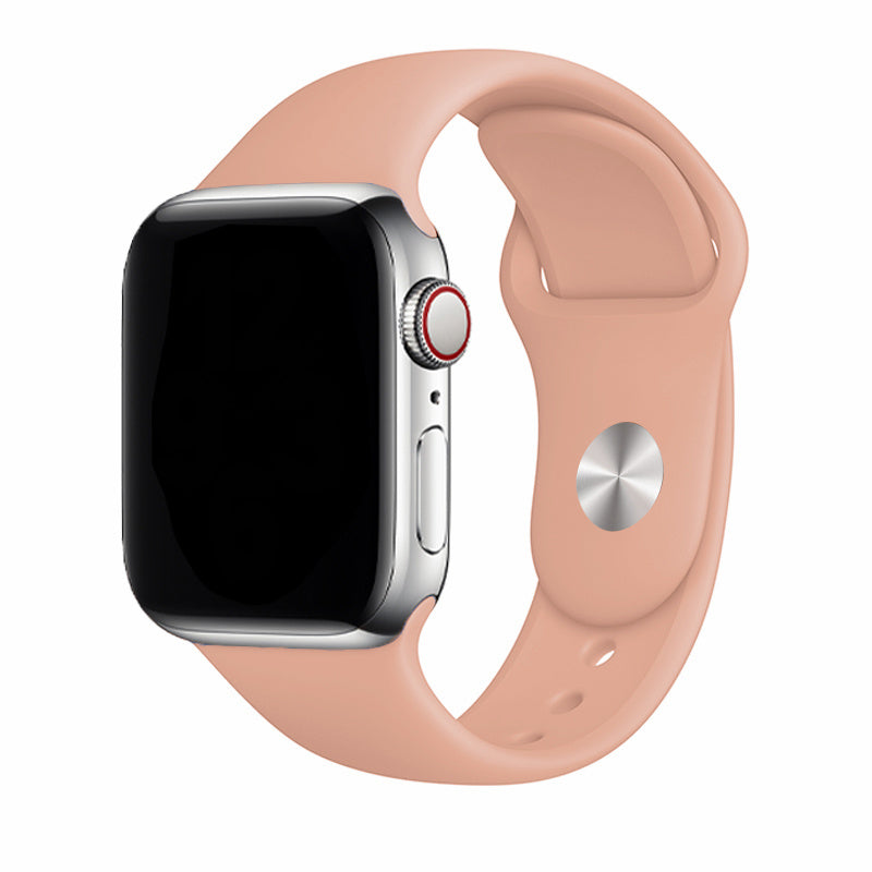 Apple Watch Siliconen Band Kleur Pink Sand