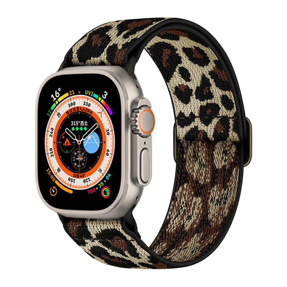 Apple Watch Nylon Band beige cheetah
