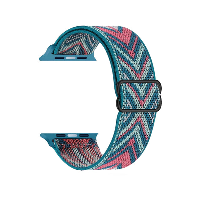 Apple Watch Nylon Band Bohemia Pin Green