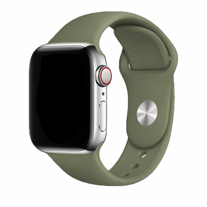 Apple Watch Siliconen Band Kleur Khaki
