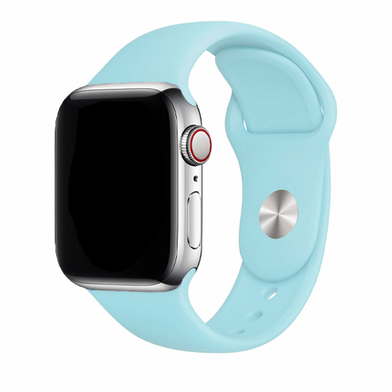 Apple Watch Siliconen Band Kleur Turquoise