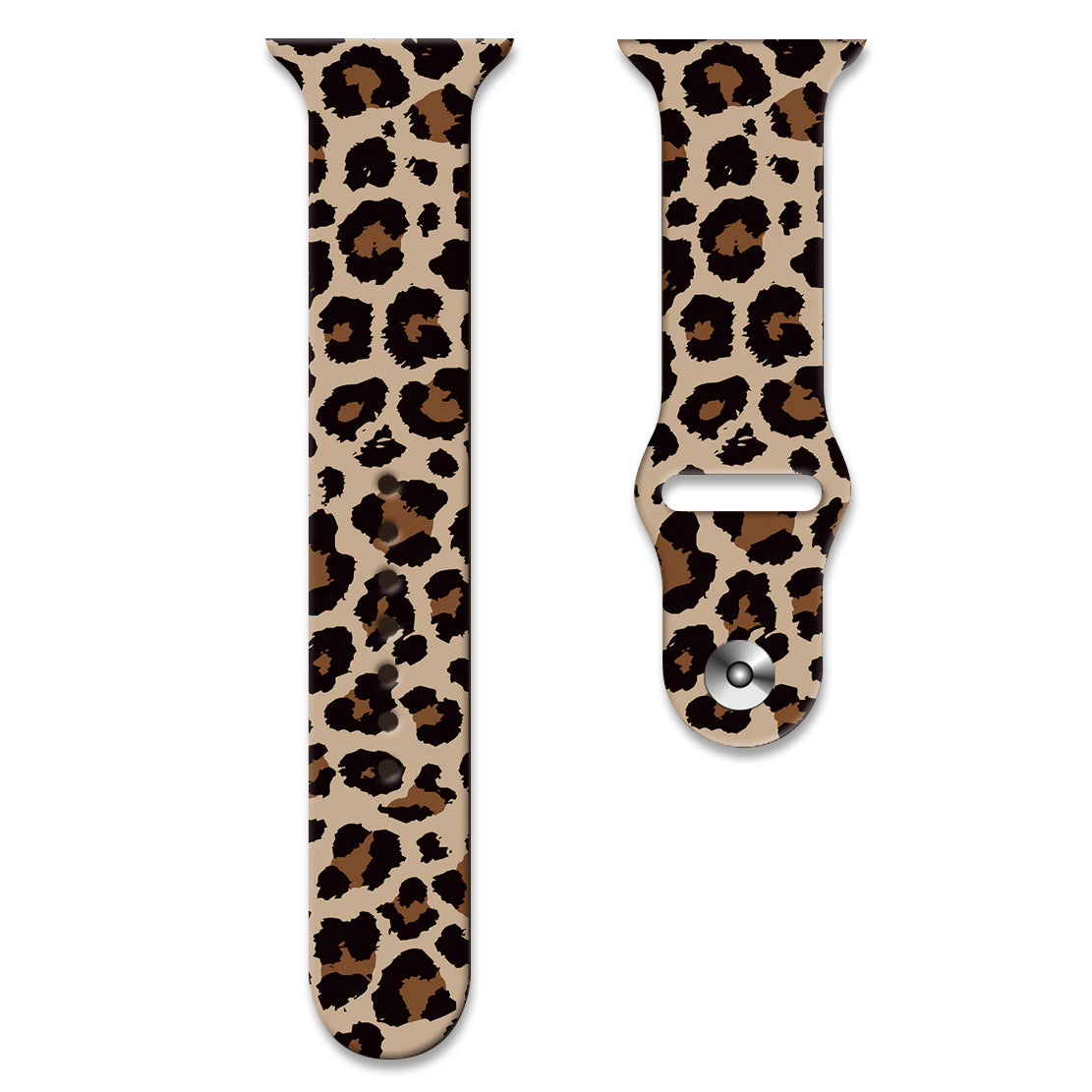 Apple Watch Siliconen Band Panterprint Dark Tiger