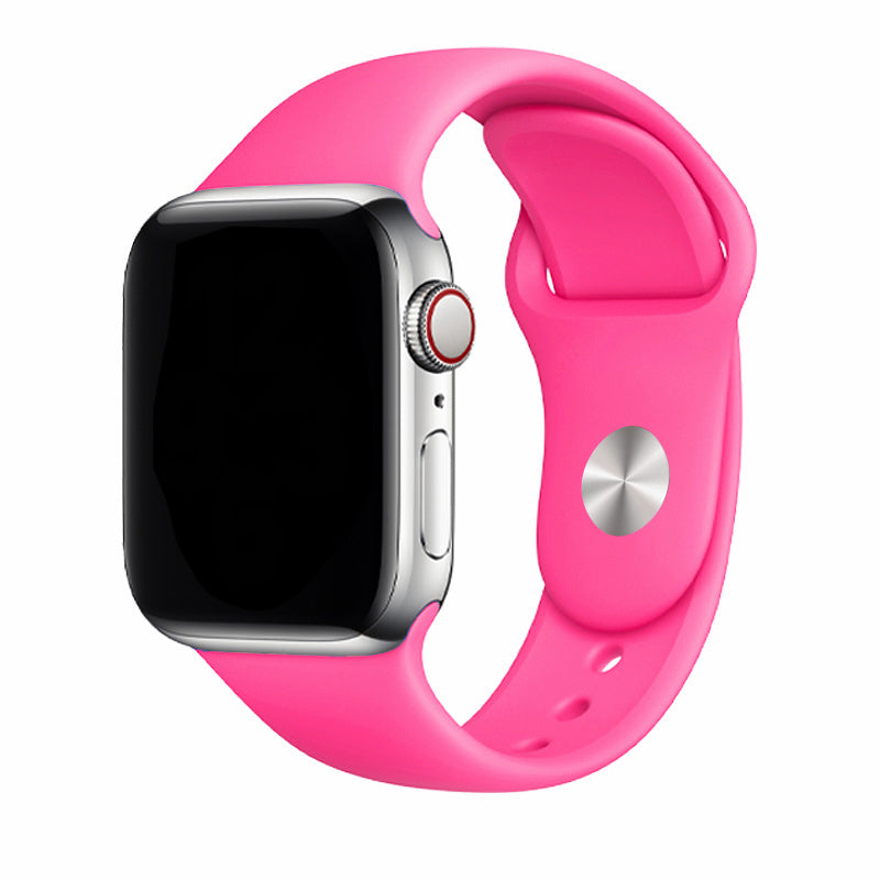 Apple Watch Siliconen Band Kleur Barbie Powder