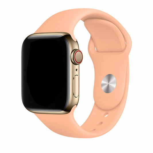 Apple Watch Siliconen Band Kleur Cantaloupe