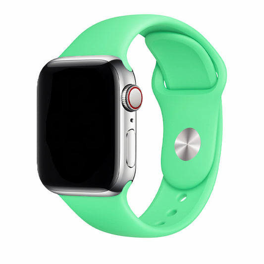 Apple Watch Siliconen Band Kleur Spearmint