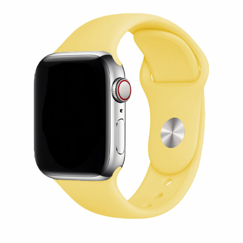 Apple Watch Siliconen Band Kleur Canary Yellow