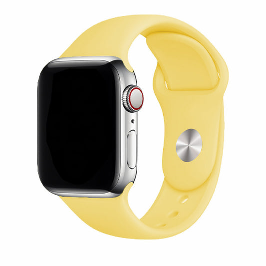 Apple Watch Siliconen Band Kleur Canary Yellow