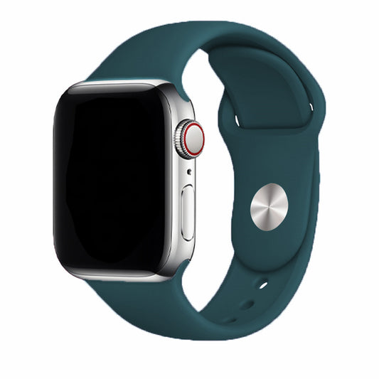 Apple Watch Siliconen Band Kleur Mallard Green